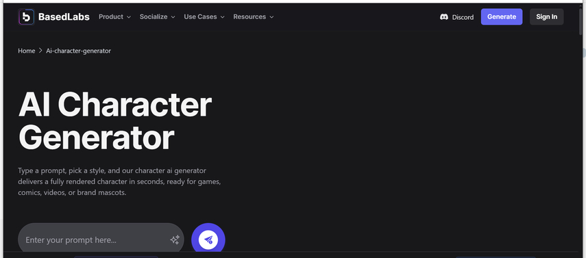 character headcanon generator based labs ai