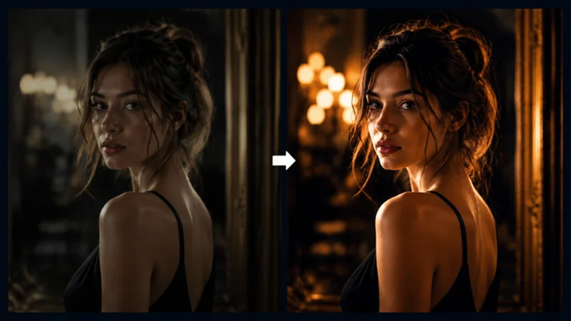enhanced cinematic ai portrait
