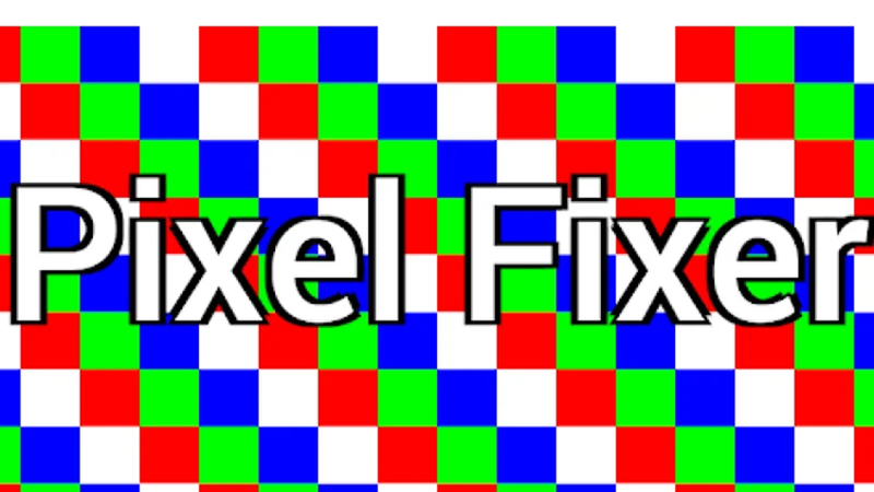 using color cycling video to fix bright pixel ipad pro stuck pixel