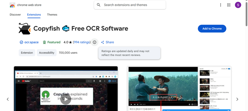 copyfish ocr for unblurring writing cover