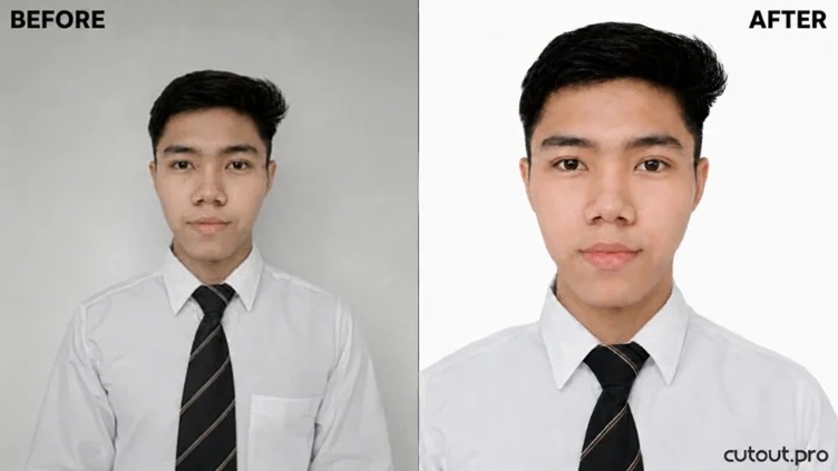 cutout.pro passport photo maker for creating school id photos