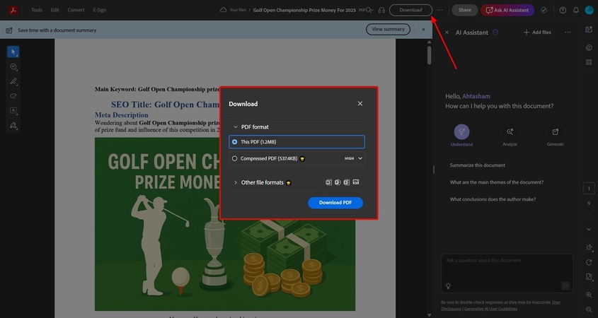 download pdf from adobe online
