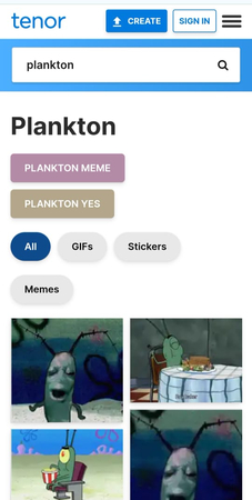 download plankton memes on tenor