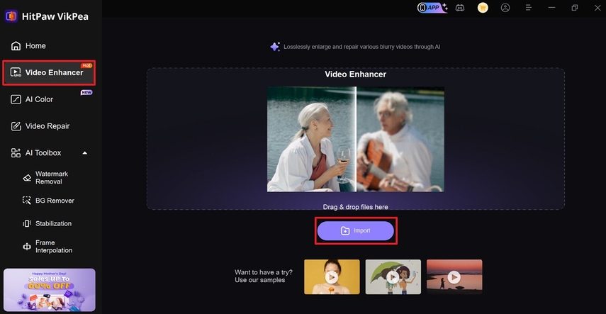 use vikpea enhance tiktok viral video