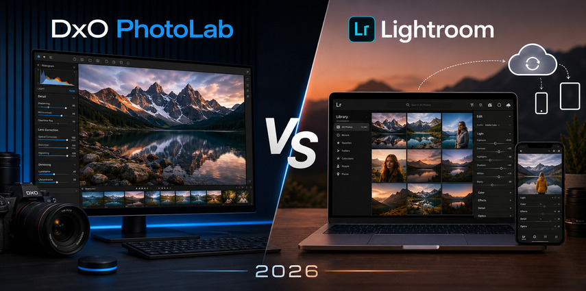 DxO PhotoLab vs Lightroom comparison