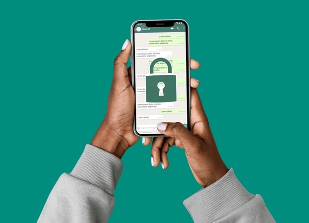 whatsapp one time photos encrypted