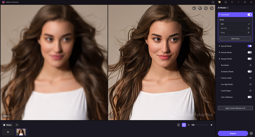 download enhanced self-portrait to device