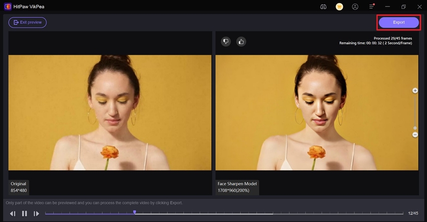 download enhanced video to device