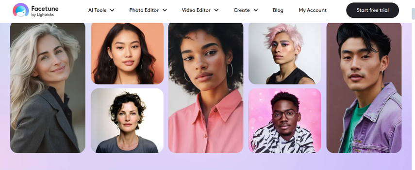 facetune editor bangs filters