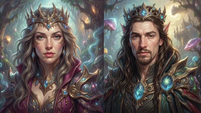 stable diffusion prompts fantasy portrait