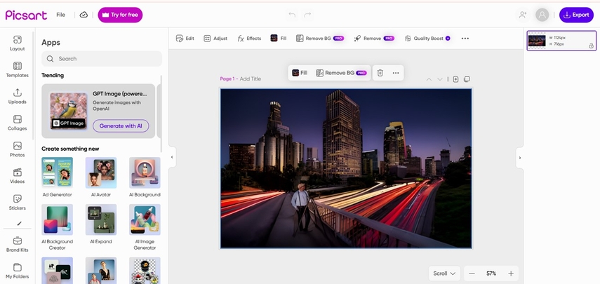 picsart online image noise remover