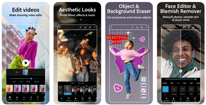 photoshop express fix noisy images