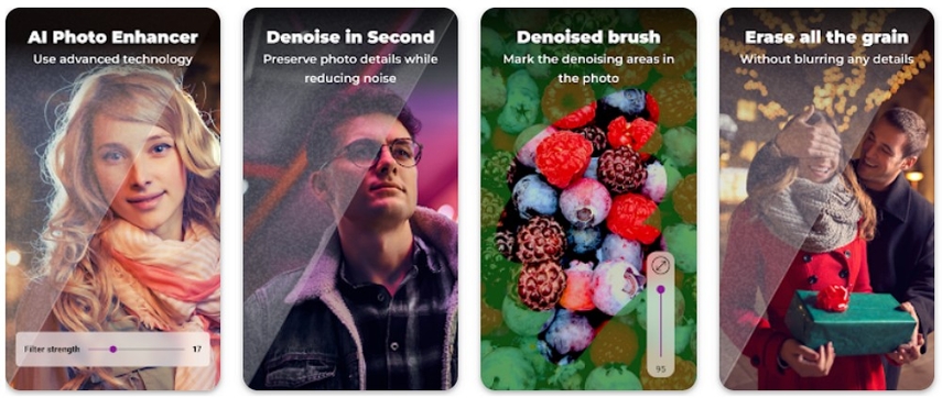 ai photo enhancer fix noisy images