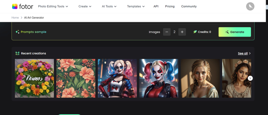fotor ai art generator