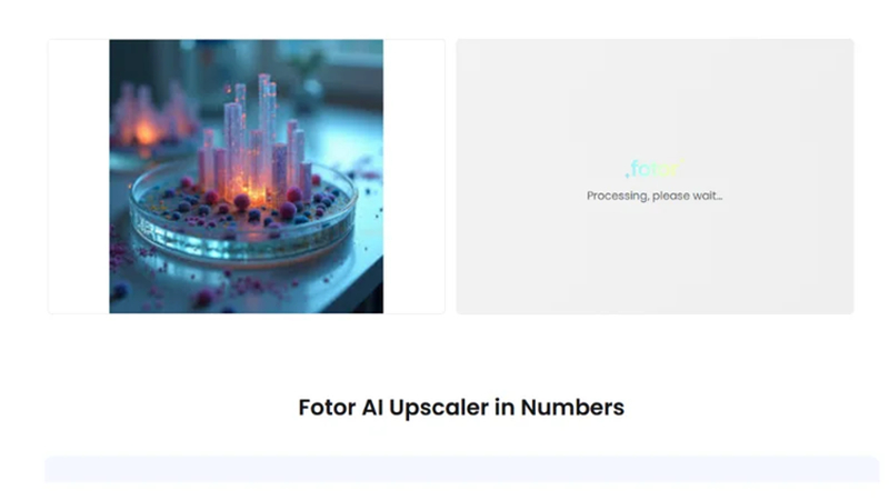 Fotor AI가 자동으로 이미지 해상도 개선