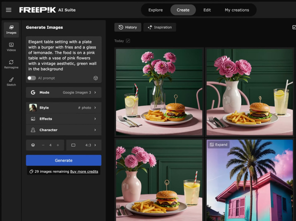 freepik's ai image generator