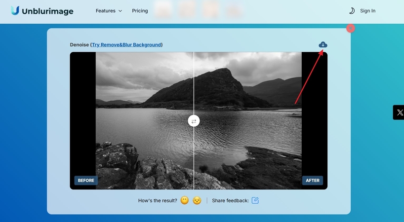 download image without noise