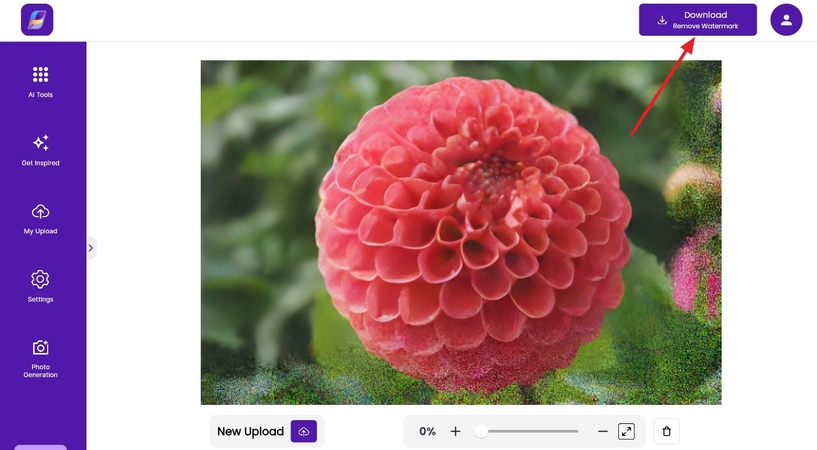 remove noise and download image