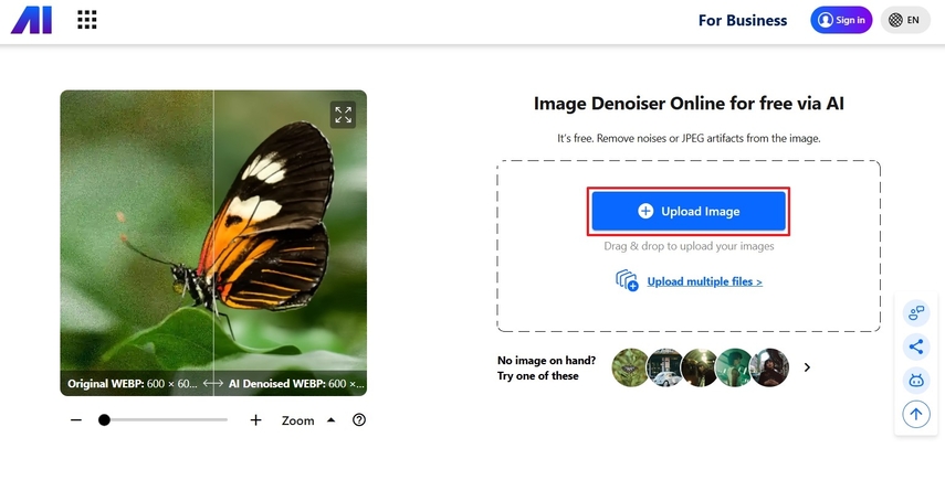 upload gaussian noise image nero ai