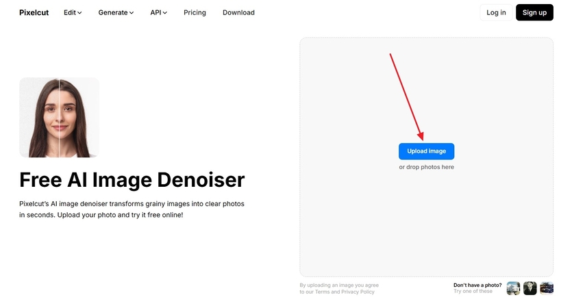 add image to pixelcut online