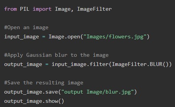 pillow removes gaussian noise in python