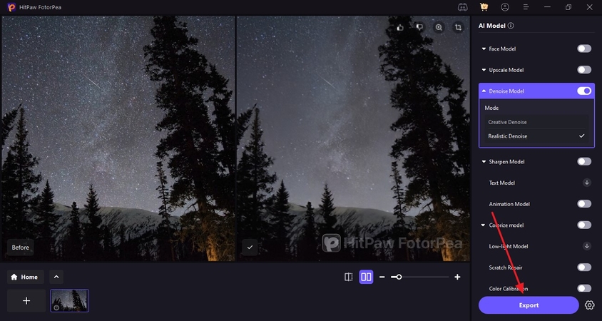 hit export download enhanced image