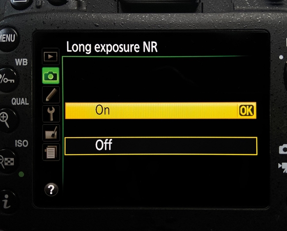 enable or disable long exposure