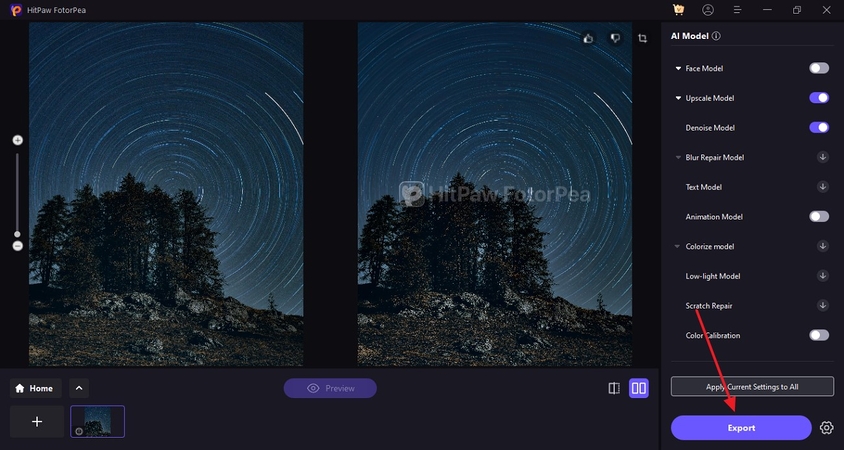 save night sky enhanced images
