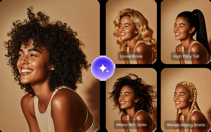 hitpaw fotorpea ai image recreation interface