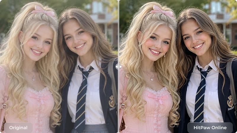 hitpaw online photo enhancer for student pictures