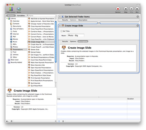 how do I create a slideshow on a Mac