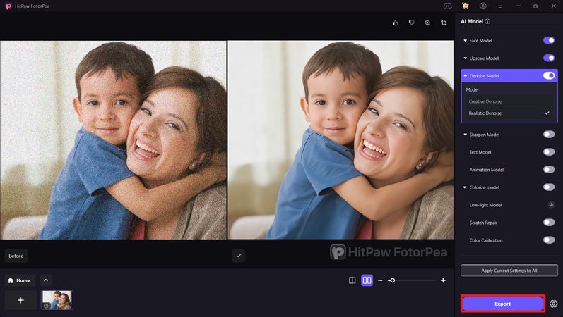 export high-quality images from fotorpea