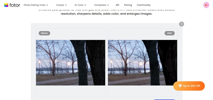 improve lumix pictures using fotor online