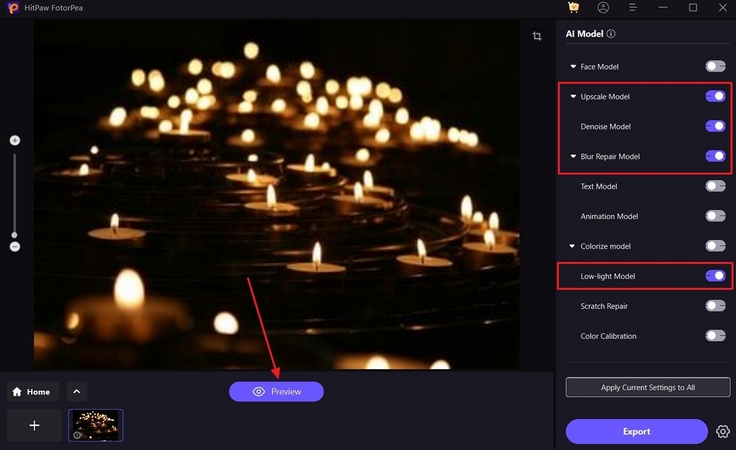 preview enhanced and blur free images