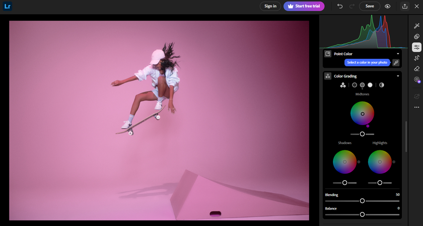 Lightroom - ضبط حدة التفاصيل