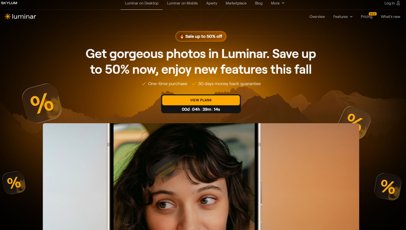 luminar neo interface