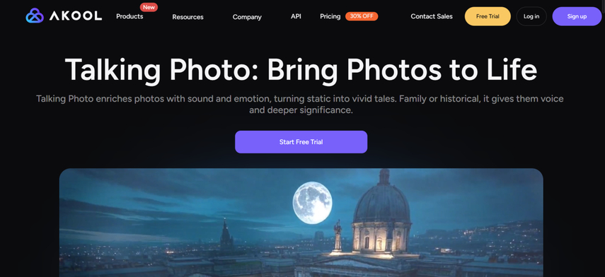 make photo talk