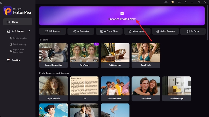 download fotorpea and enhance photos