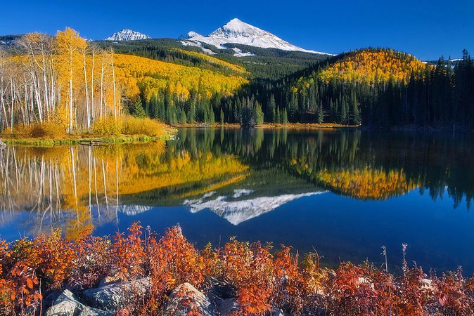 make fall colors pop