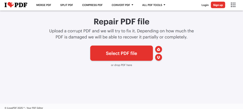 pdf repair tool