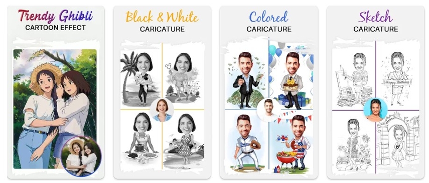 people caricature photo cartoon caricature maker