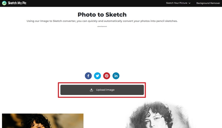 upload image photo into sketch