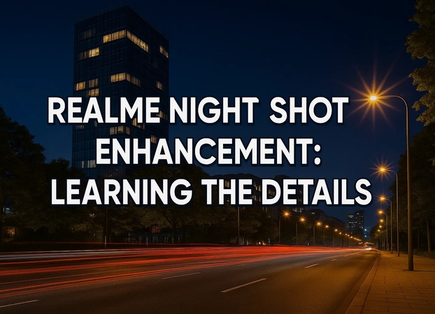 enhancing realme night shot images