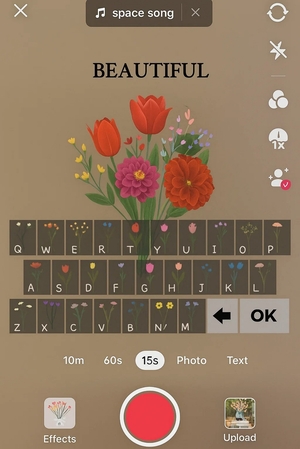 passion through flower language filter