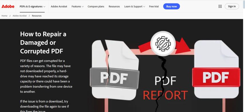 repair pdf tool