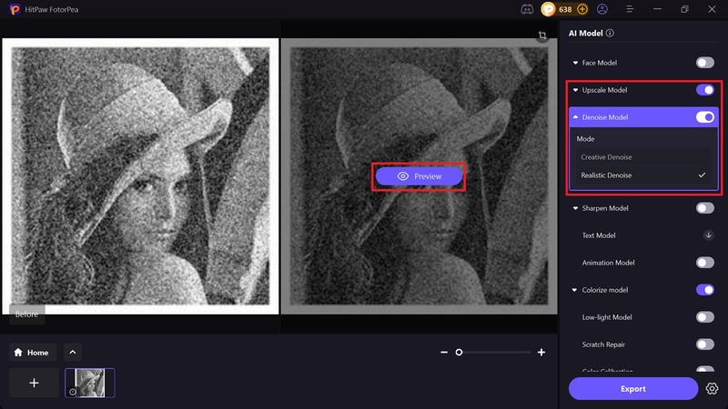 use ai model for enhancement