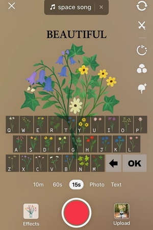 present loyalty using flower language filter
