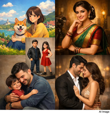 social media photo recreated and restyled with ai