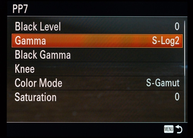 use s-log2 and s-log3