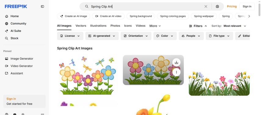 spring clipart free